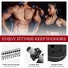 Yaheetech 44 LB Adjustable Dumbbell Weight Set Free Weight Set for Men & Women Home Gym Office Exercise and Fitness Equipment Workout Body Building Training Black view 3