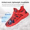 AOE Womens Walking Running Shoes Ultra Lightweight Breathable Mesh Tennis Shoes Non Slip Athletic Workout Gym Sneakers 8women / 7men Camouflage Red view 2