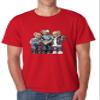 ALLNTRENDS Men's T Shirt Bears Funny Graphic Tshirt Cool Novelty Casual Tees (3XL, Red) view 1