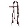 Synergy Burgundy Latigo Browband Headstall view 1