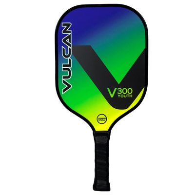 Vulcan | V300 Youth Pickleball Paddle | Polypropylene Core - Fiberglass Surface | USAP Approved | Glow Stick