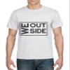 ALLNTRENDS Men's T Shirt We Out Side Cool Graphic Tee Summer Novelty T-Shirt (M, White) view 1