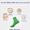 Men's Small-Check Dress Socks Pearl-Fiber Casual Quarter Socks Decrease-Odor Moisture-Wicking Breathable Sock (4 Pack) view 3