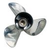 ARKDOZA 10 1/4x16G Polished 30-60HP 13 Spline Tooth RH SS Prop Stainless Steel Outboard Propeller for Yamaha Engine Parts No.663-45978-00-98 663-45978-00-00 10.25x16 view 2