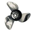 ARKDOZA 10 1/4x16G Polished 30-60HP 13 Spline Tooth RH SS Prop Stainless Steel Outboard Propeller for Yamaha Engine Parts No.663-45978-00-98 663-45978-00-00 10.25x16 view 4