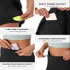 PERSIT Womens Tennis Golf Skirts Athletic Pleated High Waisted Skorts with Pockets for Workout Sports Running - Black - S view 4