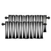 BaoNews Fashion Black White Moroccan Geometric Kitchen Valances Half Window Curtain, Abstract Black White Mirage Background Blackout Decoration Window Valances Curtains Drapes for Kitchen Bedroom view 1