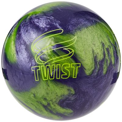 Brunswick Twist Reactive Bowling Ball - Lavender/Lime 12lbs