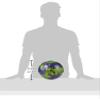 Brunswick Twist Reactive Bowling Ball - Lavender/Lime 12lbs view 3