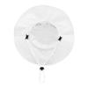 Kids Toddler Baby Sun Hat Breathable & Adjustable for Boy Girl Wide Brim Summer Outdoor Beach Hats UPF 50+ Sun Protection White view 2