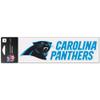 WinCraft Carolina Panthers 3" x 10" Logo & Name Perfect Cut Decal view 1