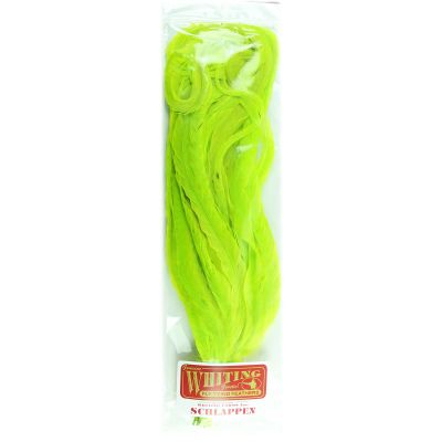 Whiting Farms Schlappen Bundles Under 14 in White Dyed Fl. Green Chartreuse