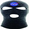ALLNTRENDS Ski Mask Adult Three Hole Mask NASA Embroidered Full Face Cover Knitted Beanie Warm Graphic Balaclava Hat (Grey) view 1