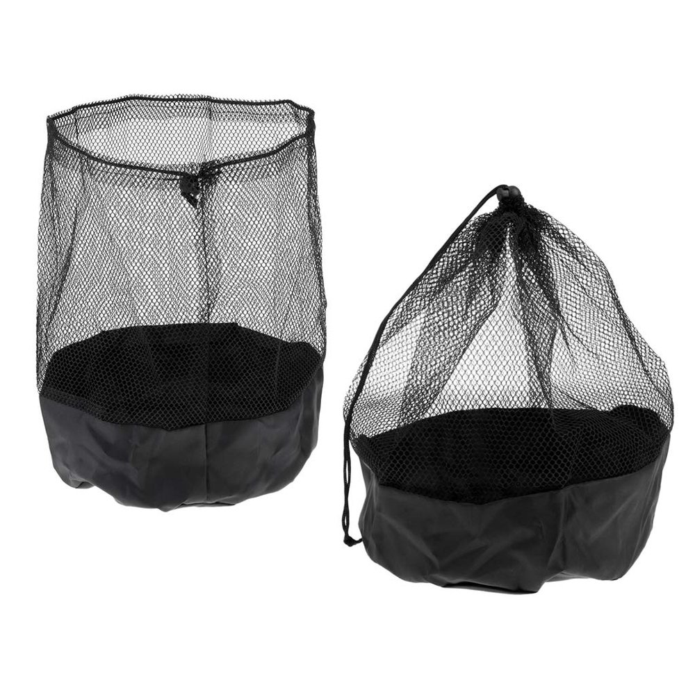 2 Soccer Cones Storage Drawstring Bag Carrier Football Sports