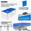 EastPoint Sports Penn Space Saver Table Tennis Table  Fully Assembled 6 Foot x 3 Foot Indoor/Outdoor Portable Table with Net, 2 Ping Pong Paddles and 4 Balls 10 Minute Set Up view 3