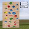 Atomik Rock Climbing Holds 25 Screw-On Holds for Kids Style 2 in Assorted Earth Tones view 4