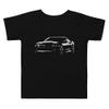 JG Infinite Blacked Out Modern Camaro Stencil Toddler Short Sleeve Tee view 1