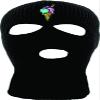 ALLNTRENDS Ski Mask Adult Three Hole Mask Ice Cream Embroidered Full Face Cover Knitted Beanie Warm Graphic Balaclava (Black) view 1