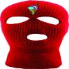 ALLNTRENDS Ski Mask Adult Three Hole Mask Ice Cream Embroidered Full Face Cover Knitted Beanie Warm Graphic Balaclava (Red) view 1