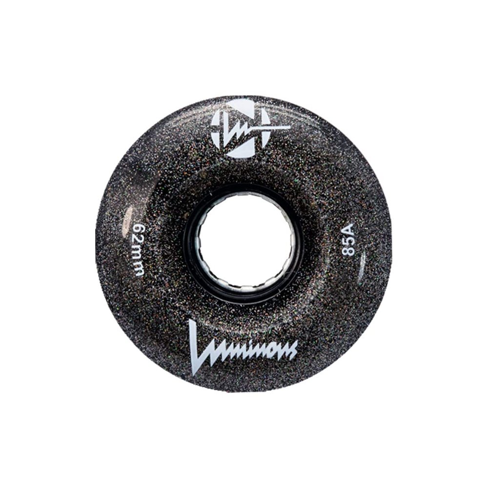 Luminous Roller Skate Wheels Outdoor Quad Wheels 62mm 85a Night Sky 4 Pack