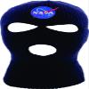 ALLNTRENDS Ski Mask Adult Three Hole Mask NASA Embroidered Full Face Cover Knitted Beanie Warm Graphic Balaclava Hat (Navy Blue)