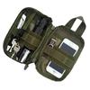 EDC Molle Bag for Men - Tactical Pouch with American Flag Embroidery Patch (Black 2 Pack) view 2