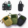 EDC Molle Bag for Men - Tactical Pouch with American Flag Embroidery Patch (Black 2 Pack) view 4