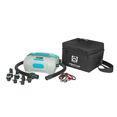 Ventus SUP Pump, iSUP Electric Air Pump for Inflatable Stand Up Paddle Boards by NIXY, 1-20PSI High Pressure, 12V Dual Stage and Auto-Off Function - 7 Nozzles Great for Inflatable SUP, Kayak, and More