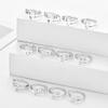 12 Zodiac Old English Letter Adjustable Stainless Steel Rings Gift for Women Dainty 12 Constellation Rings view 2