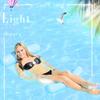 Inflatable Pool Hammock Lounge Chair Yoga Float (Light Blue) view 1