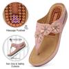 Wedge Sandals for Women Comfortable: Summer Dressy Low Heels Flip Flops view 4