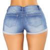Govc Women Casual Summer Mid Waist Stretchy Denim Jean Shorts Junior Short Jeans view 3