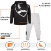 RBX Boys Jogger Set - 2 Piece Pullover Thermal Boys Hoodie & Tricot Jogger Pants - Athletic Sweatsuit Outfit (Sizes 8-12), Size 8, Black Football view 2