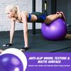 Yoga Ball for Workout Pregnancy Stability - Swiss Balance Ball Fitness Ball Chair for Office, Home Gym view 4