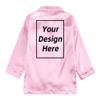 Kids Tales 2Pcs Boys Girls Custom Satin Pajamas Set Add Your Own Text Design Silk Loungewear PJS Personalized Child Clothes Set view 2