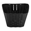 FAVOMOTO 1pc Retro Bike Basket Plastic Storage Container for Cycling Easy to Install Fits Boys and Girls Woven Design view 1