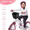 FAVOMOTO 1pc Retro Bike Basket Plastic Storage Container for Cycling Easy to Install Fits Boys and Girls Woven Design view 4