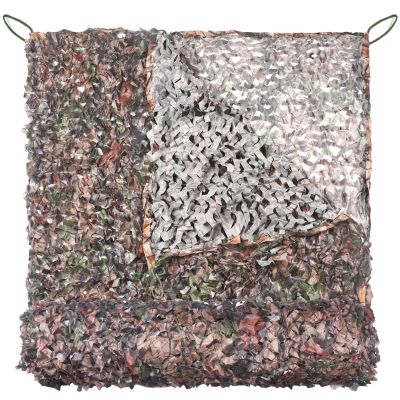 FLYEGO GEN 2 Camo Netting Camouflage Netting Hunting Blind Camo Net Camouflage Nets Military Surplus for Shooting Party Decoration Photograph Car Cover Sunshade(10ft x 13ft, Maple Leaf)