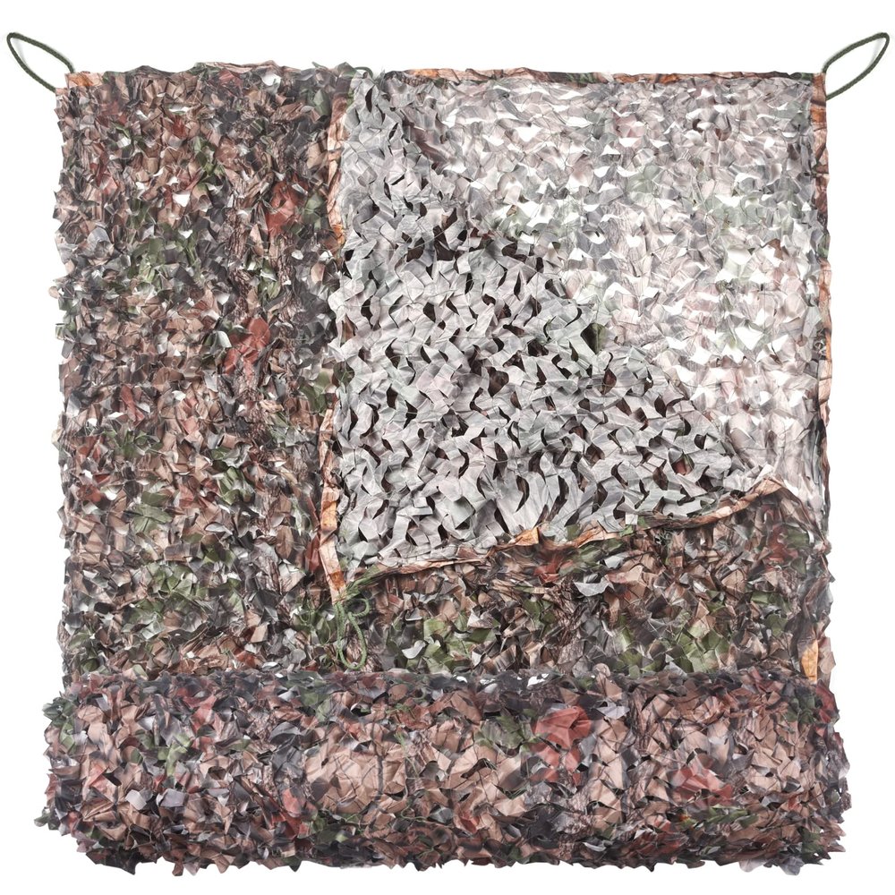 FLYEGO GEN 2 Camo Netting Camouflage Netting Hunting Blind Camo Net Camouflage Nets Military Surplus for Shooting Party Decoration Photograph Car Cover Sunshade(13ft x 20ft, Maple Leaf)