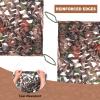FLYEGO GEN 2 Camo Netting Camouflage Netting Hunting Blind Camo Net Camouflage Nets Military Surplus for Shooting Party Decoration Photograph Car Cover Sunshade(13ft x 20ft, Maple Leaf) view 4