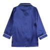 MYGBCPJS 2Pcs Boys Girls Satin Pajamas Set Long Sleeve Classic Silk Pjs Sleepwear Button-Down Top + Pants Loungewear view 2