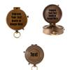 Calyron Customized Personalized Pocket Compass Gifts Engraved for Hiking Graduation Baptism Confirmation Anniversary Men Women Him Her Husband Dad Son Boyfriend view 1