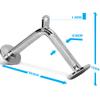 LKP Press Down Bar Fitness Handle Pull Down V-Bar Cable Machine Attachment Home Gym Training Accessories Triceps Bar for Cable Pulley System view 4