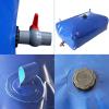 GDMING Water Carrier Container, PVC Pressure-Resistant Water Storage Bag, Large Capacity Drought Prevention Transport Water Tank for Garden Watering Irrigation, Customizable view 2