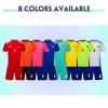 HDSD Custom Soccer Jersey Personalized Soccer Shirt Boys Girls Soccer Short Soccer Socks Men Women Customa Customized with Name Number Team Logo (Pink) view 4