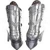 German Steel Leg Armor Medieval Leg Protection view 1