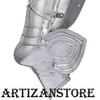 German Steel Leg Armor Medieval Leg Protection view 3