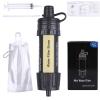 Outdoor Mini Water Filter,100000 Gallons Camping Water Filter,0.01m Backpacking Water Filter for Hiking Emergency Wilderness Expedition view 1