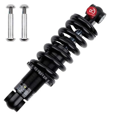 LvTu Bike Hydraulic Shock Absorber 125/150/ 165/190 mm, Damping Adjustment Soft Tail Steel Spring - Black (Color : 125mm, Size : 750 Lbs)