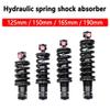 LvTu Bike Hydraulic Shock Absorber 125/150/ 165/190 mm, Damping Adjustment Soft Tail Steel Spring - Black (Color : 190mm, Size : 1000 Lbs) view 2